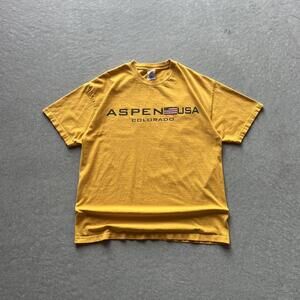 Vintage Y2K Aspen Colorado Ski Resort T-Shirt